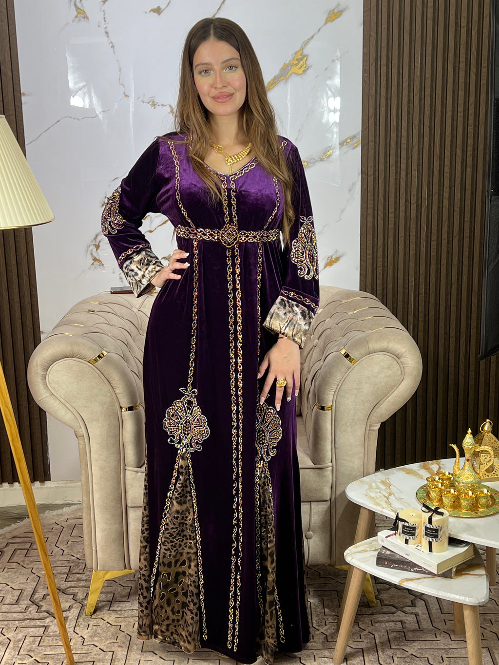 قفطان ستيل ملكي