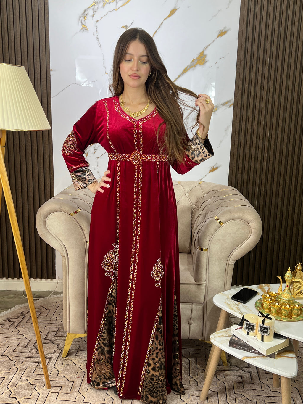 قفطان ستيل ملكي